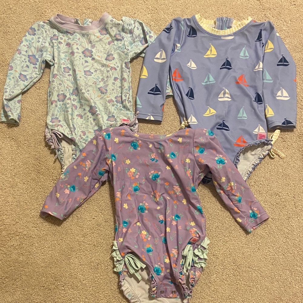 3 Ruffle Butts Swim Set